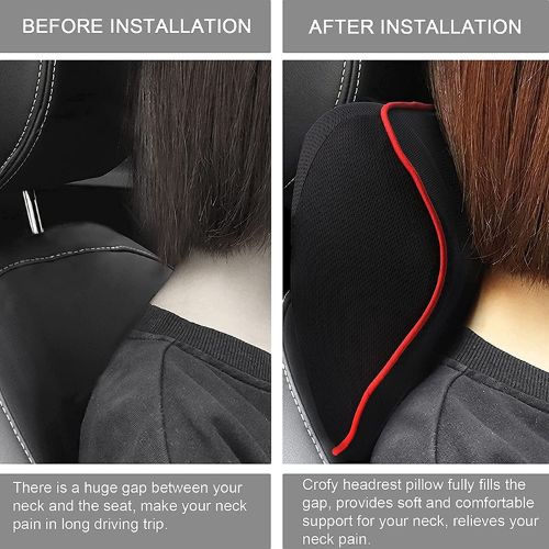 Car Seat Headrest Pillow – Ergonomic Neck & Head Support