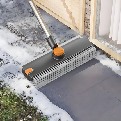 Long Handle Rotating Grout Brush – Deep Cleaning Floor Scrubber