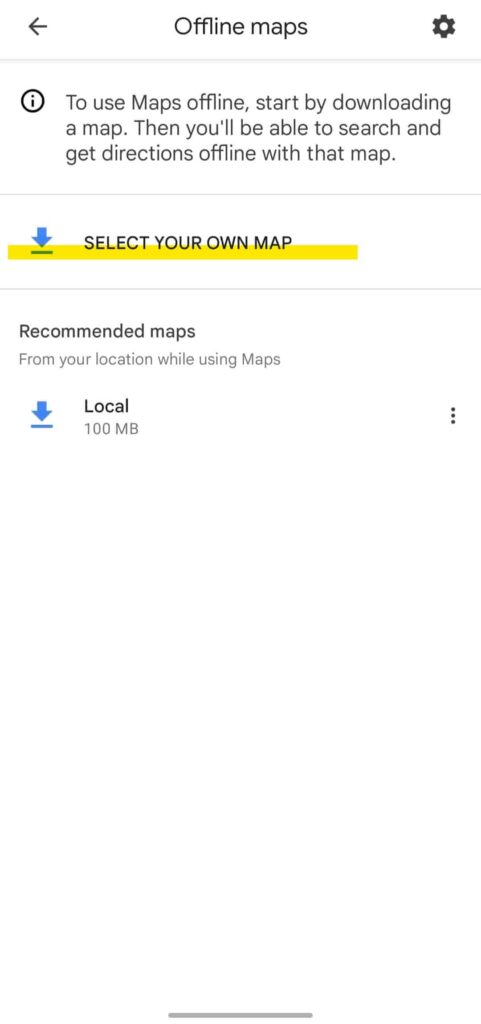 offline google maps